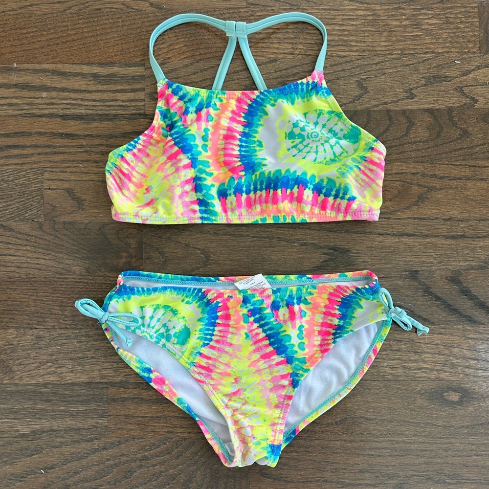 Colorful Tie-Dye Kids Swim Set